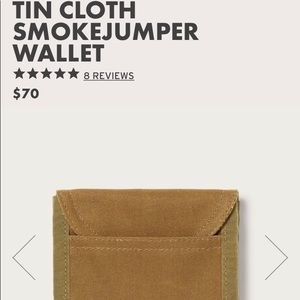 Filson Tin Cloth Smokejumper Wallet